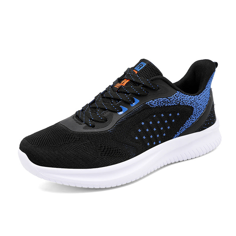 Black Mesh Fly-knit Sneakers