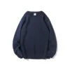 Polar Fleece Round Neck Hoodie Plus Fleece College Japanese Candy-colored Thickened Hoodies for Men