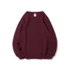 Polar Fleece Round Neck Hoodie Plus Fleece College Japanese Candy-colored Thickened Hoodies for Men