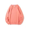 Polar Fleece Round Neck Hoodie Plus Fleece College Japanese Candy-colored Thickened Hoodies for Men