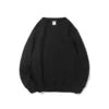 Polar Fleece Round Neck Hoodie Plus Fleece College Japanese Candy-colored Thickened Hoodies for Men
