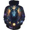 Hot 3D Wolf Printed Hoodies for Men New Style Animal Printing Hoodie Men Fashion Harajuku Funny Oversize Pullover S-4XL