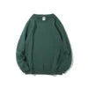 Polar Fleece Round Neck Hoodie Plus Fleece College Japanese Candy-colored Thickened Hoodies for Men