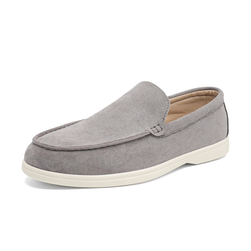 Men's Walking Shoes Suede Pointed Loafers Lightweight Non-slip Sports Shoes