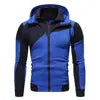 YiXin Hoodies for Men High Quality Winter Autumn Patchwork Fashion Pull Over Hoodies Men Loose Casual Hoodies Men