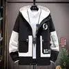 YiXin Hoodie Oversize Pull Over Hoodies Men Fashion Patchwork Hooded Spring Autumn Hoodies for Men Stylish