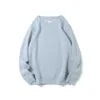 Polar Fleece Round Neck Hoodie Plus Fleece College Japanese Candy-colored Thickened Hoodies for Men