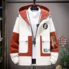 YiXin Hoodie Oversize Pull Over Hoodies Men Fashion Patchwork Hooded Spring Autumn Hoodies for Men Stylish