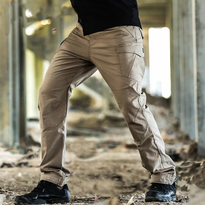 High Quality Waterproof Cargo Pants Solid Sweatpants Trousers Outdoor Straight Men Tactical Cargo Pants