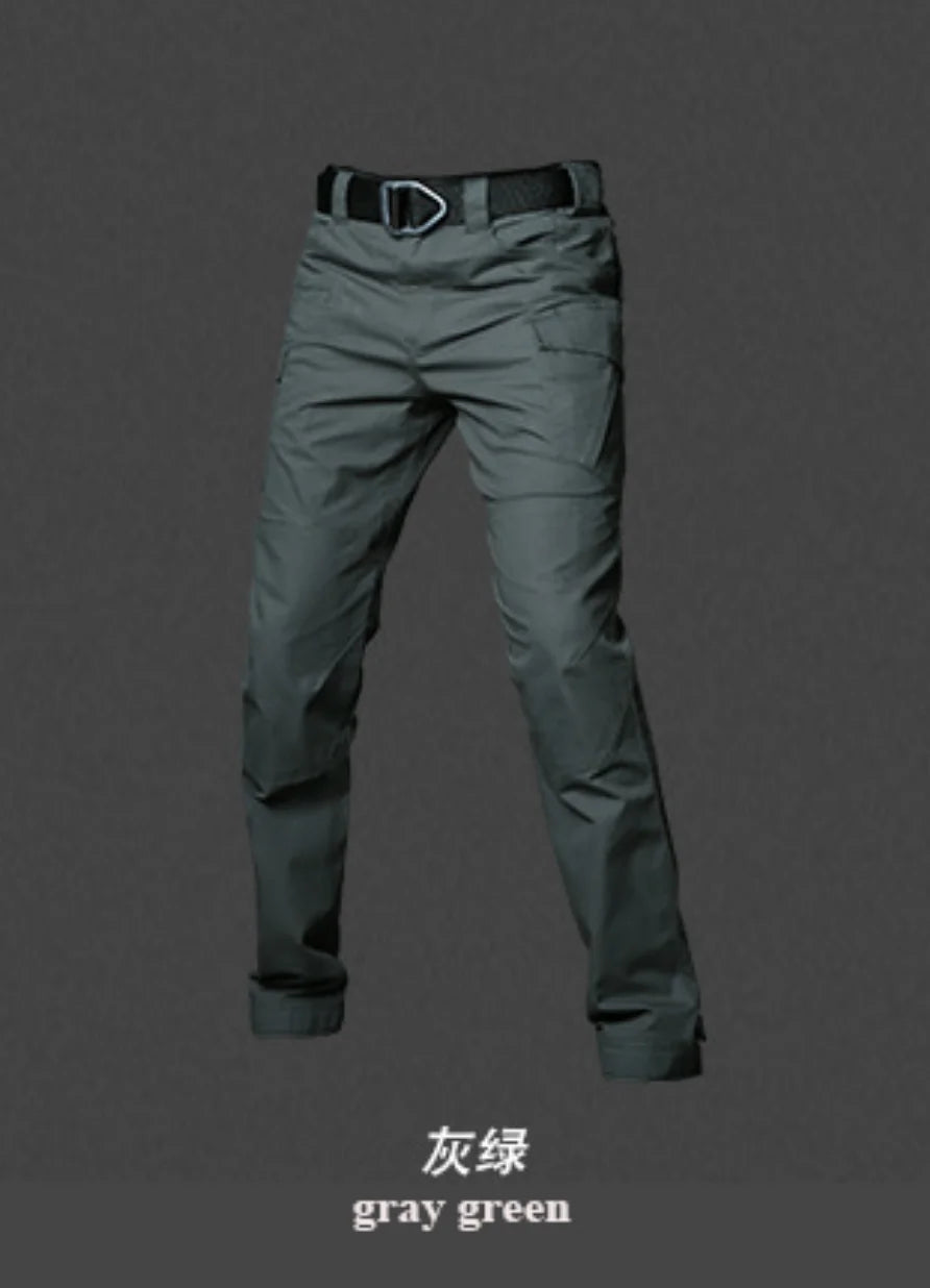 High Quality Waterproof Cargo Pants Solid Sweatpants Trousers Outdoor Straight Men Tactical Cargo Pants
