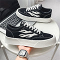 Men's All-match Low Top Canvas Shoes Platform Sneakers